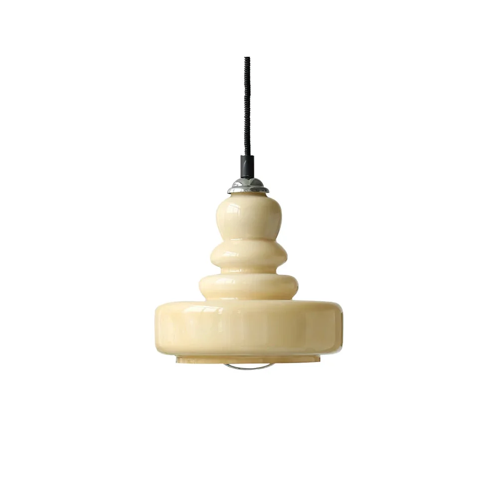 Organic Gourd Glass Pendant Light Responsible
