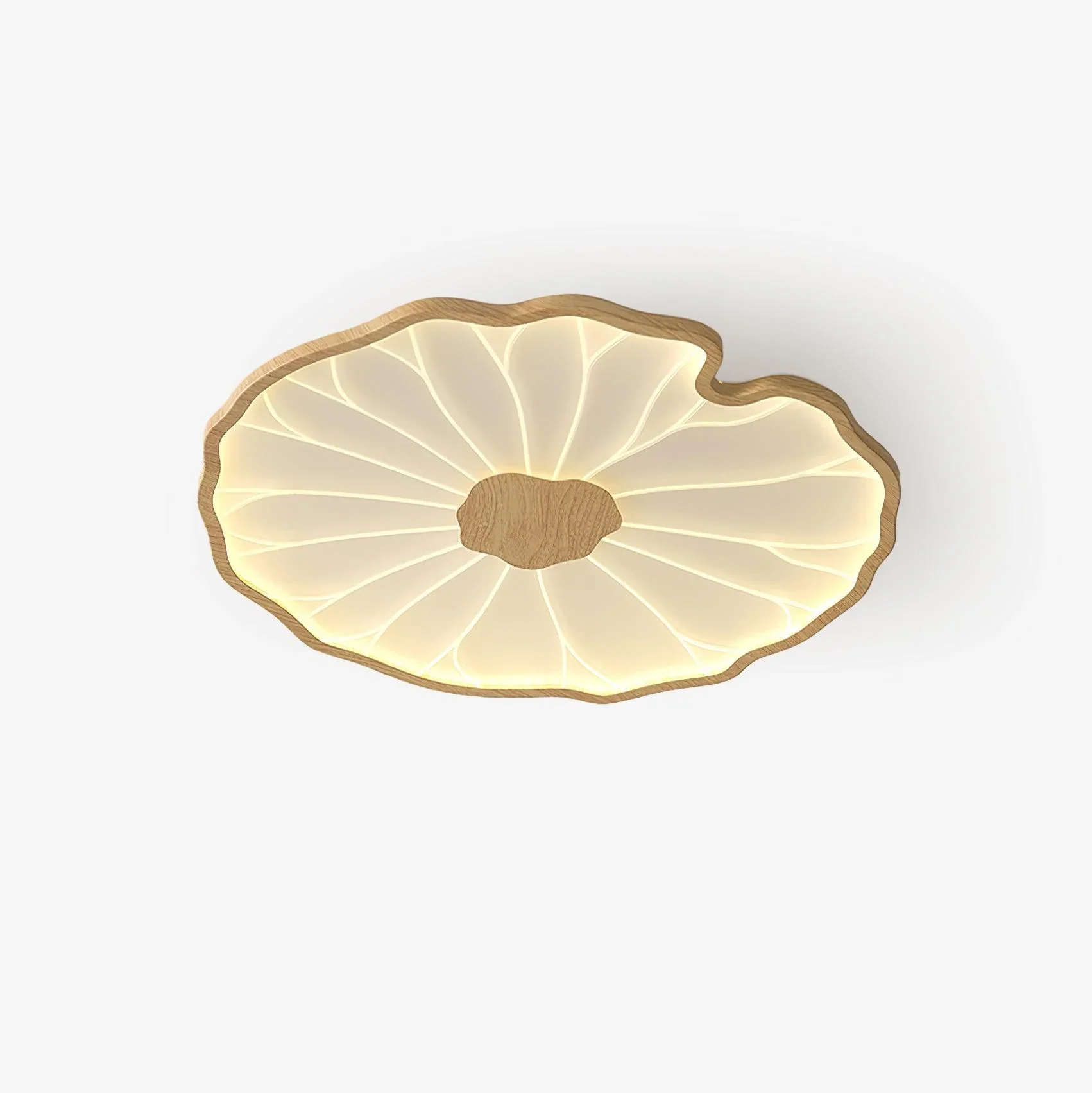 Exclusive Lotus Leaf Creative Ceiling Light Crafted