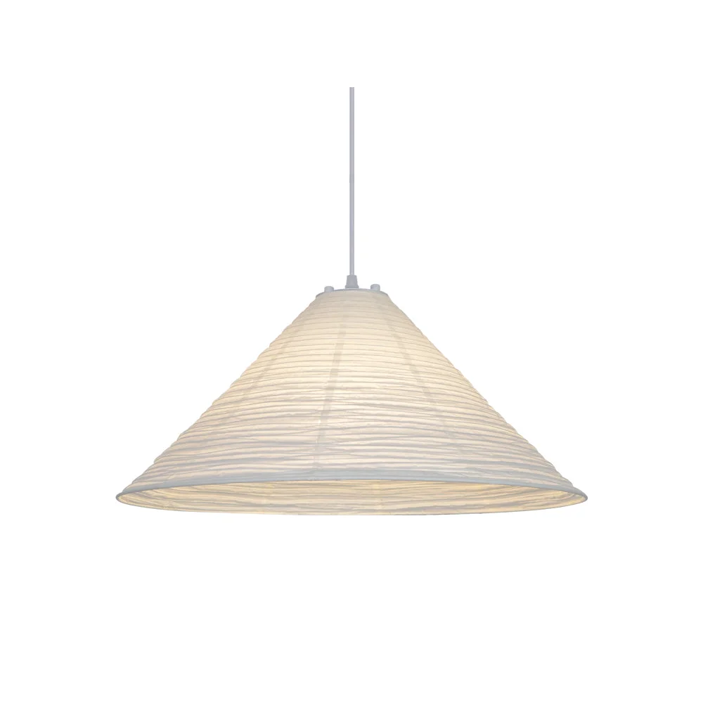 Exceptional Cone Washi Pendant Light Unique