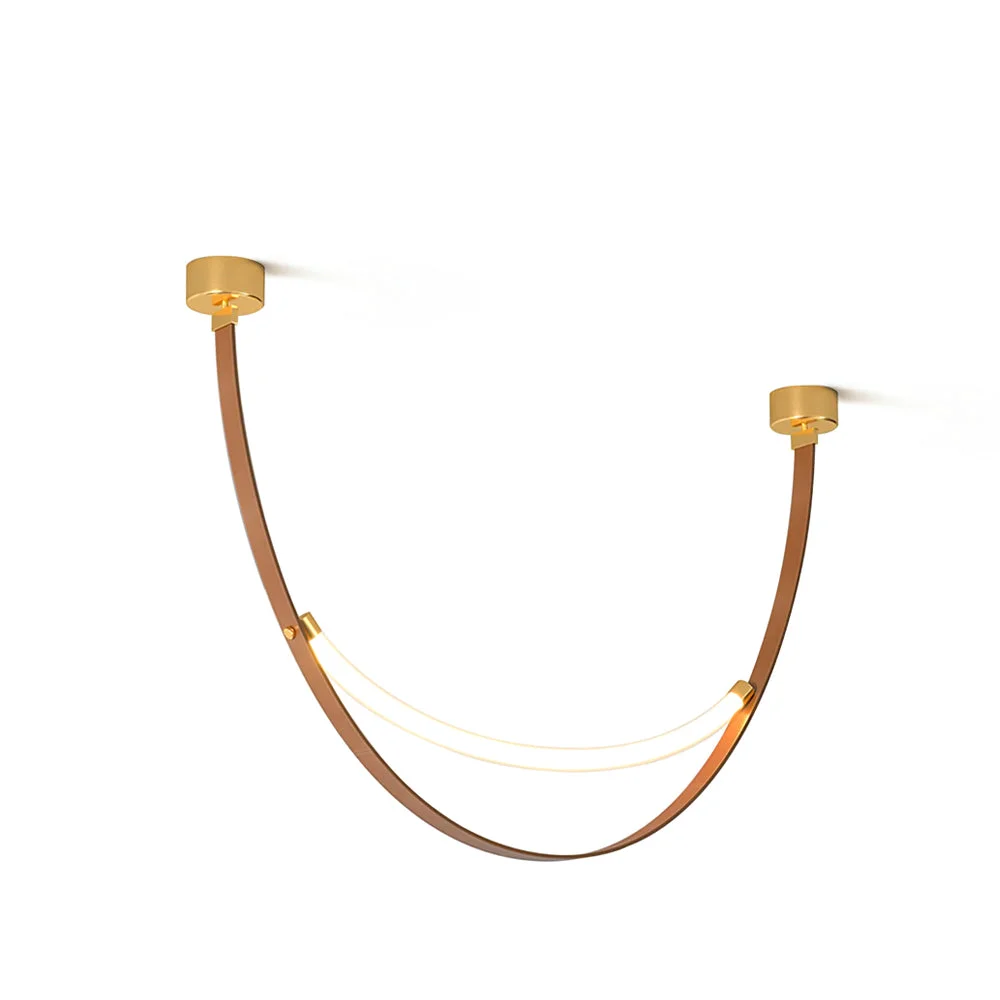 Artisan Leather Pendant Light First-Class