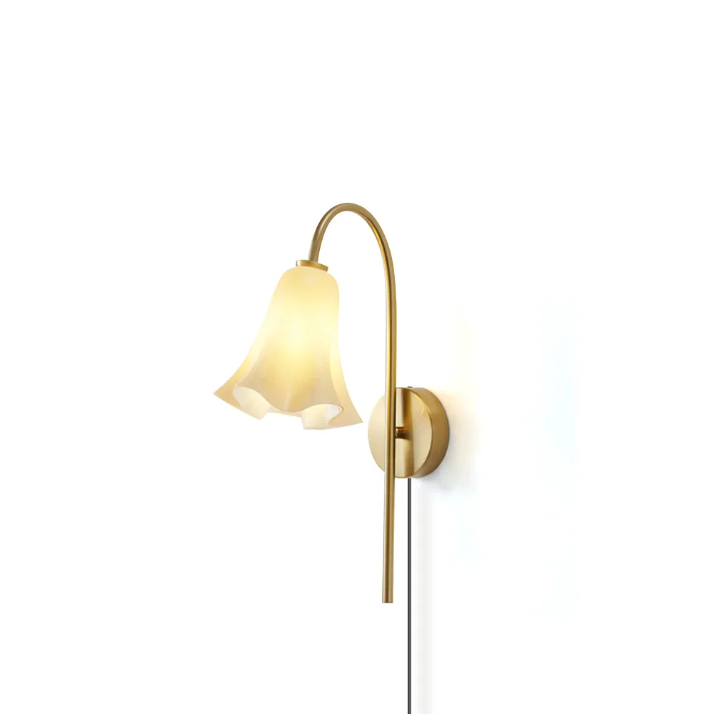 Secure Flora Plug In Wall Lamp Organic