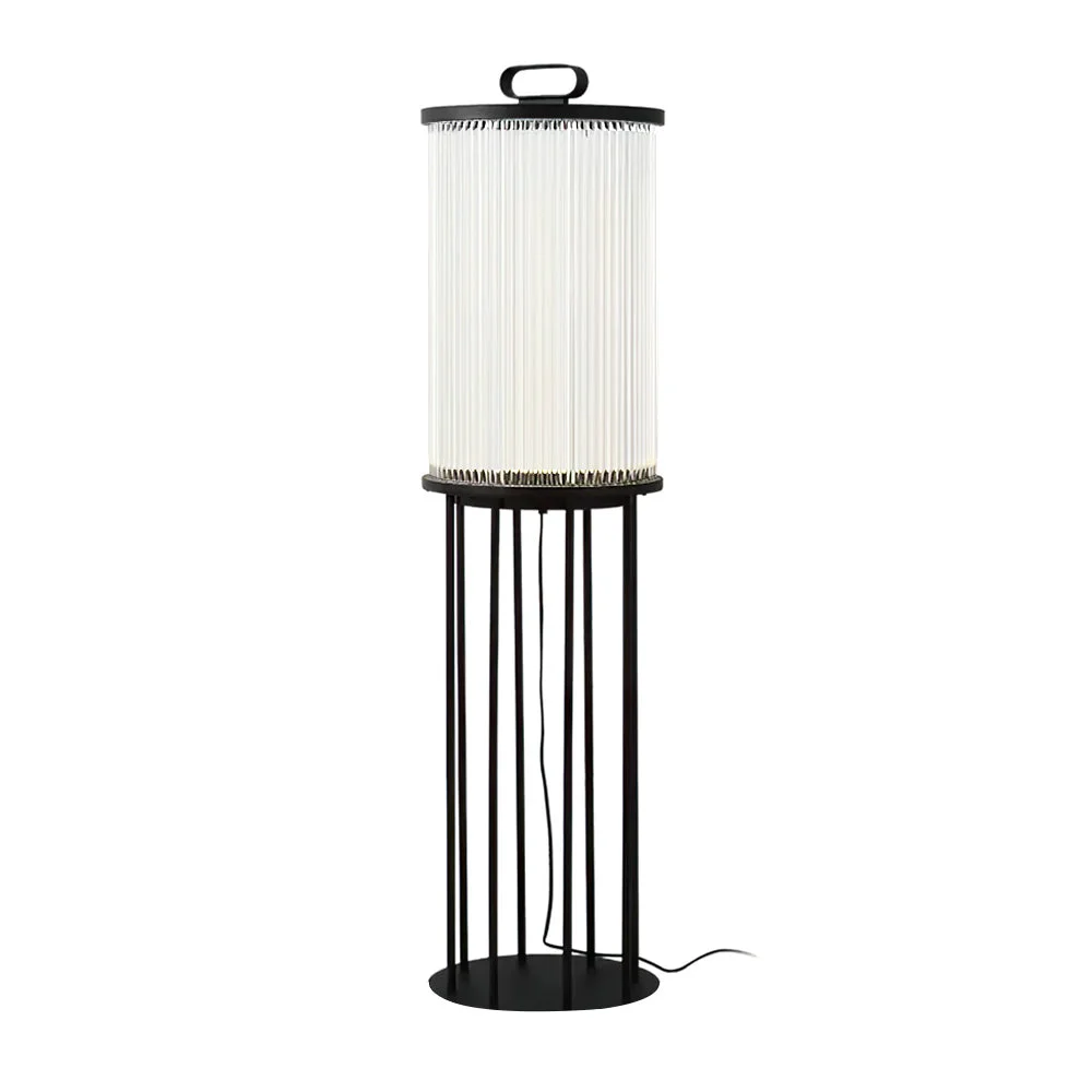 Smart Line Glass Lantern Solar Floor Lamp Classic