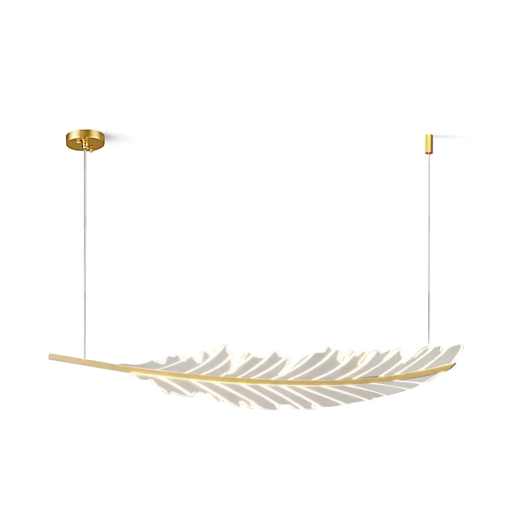 Long-Lasting Modern Leaf Shaped Chandelier Efficient