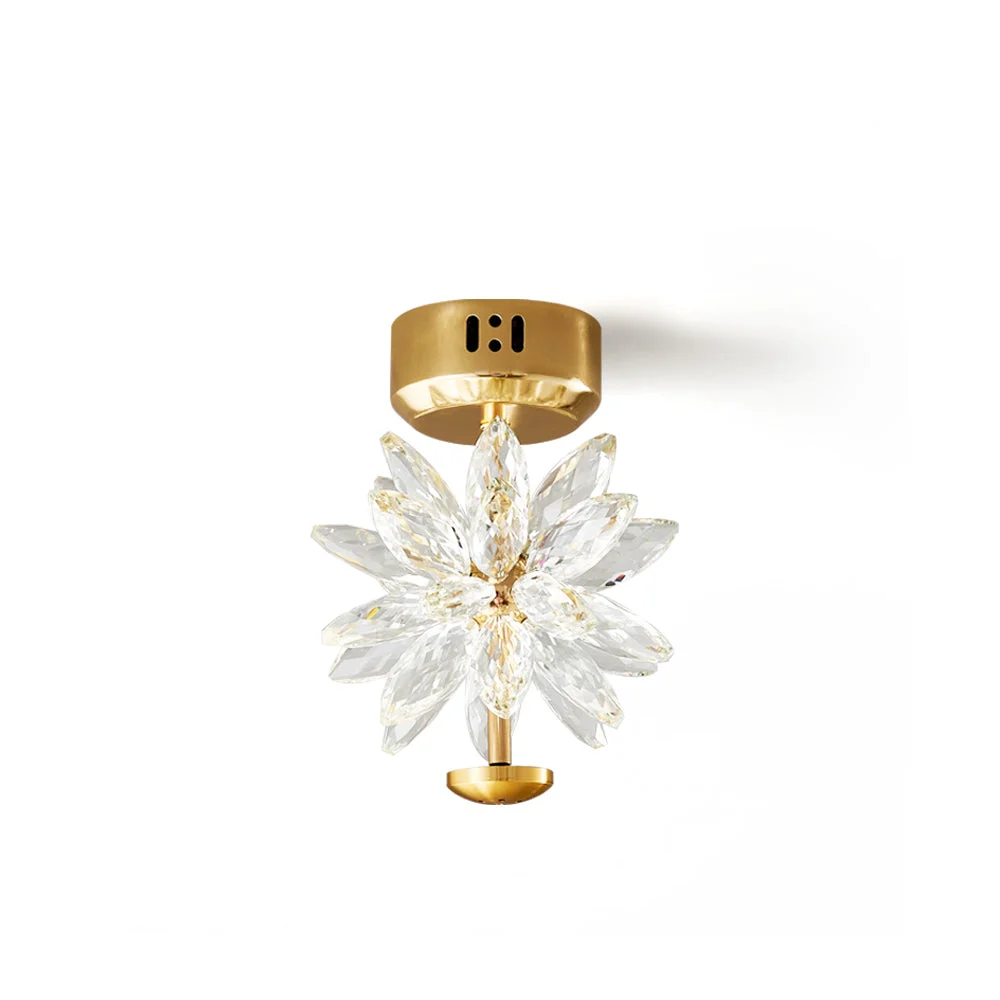 Trendy Glam Flower Ceiling Lamp Breathable