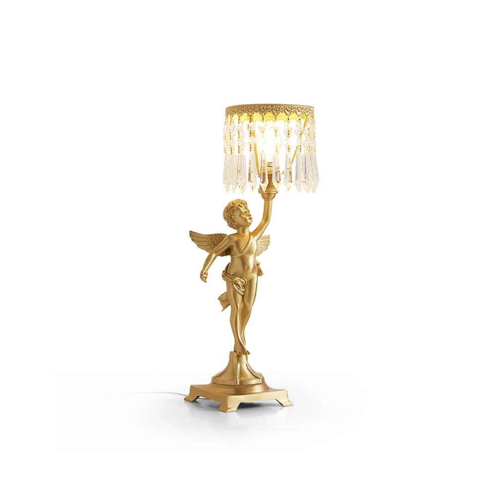 Reusable Angel Crystal Table Lamp Sustainable