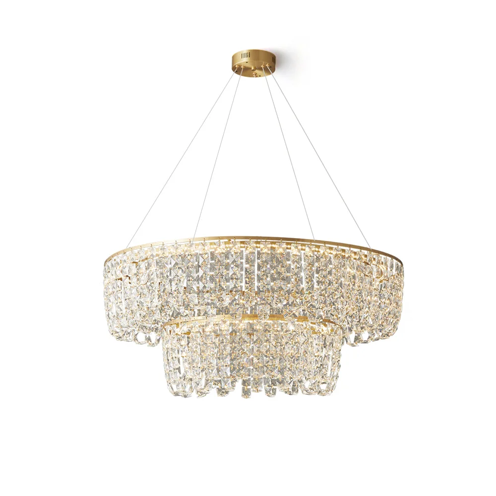 Carefully Designed Emory Brass Chandelier Solid