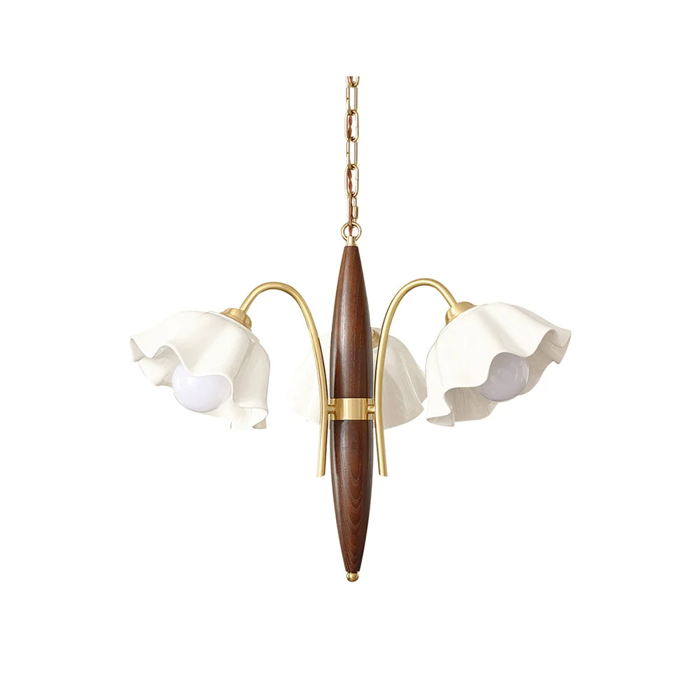 Refined Olina Flower Ceramics Chandelier Innovative