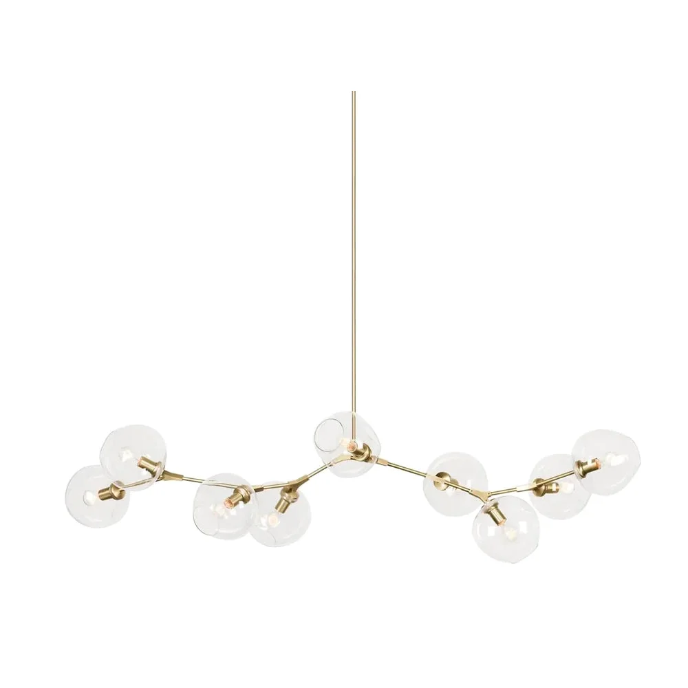 Fine Crafted Perry Globe Horizontal Chandelier Healthy