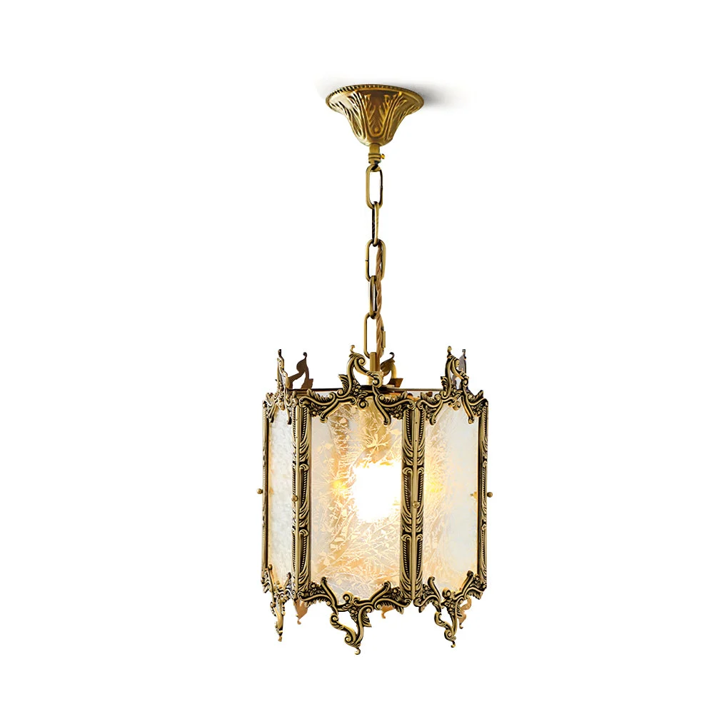 Safe Gorgeous Brass Lantern Pendant Lamp Sustainable