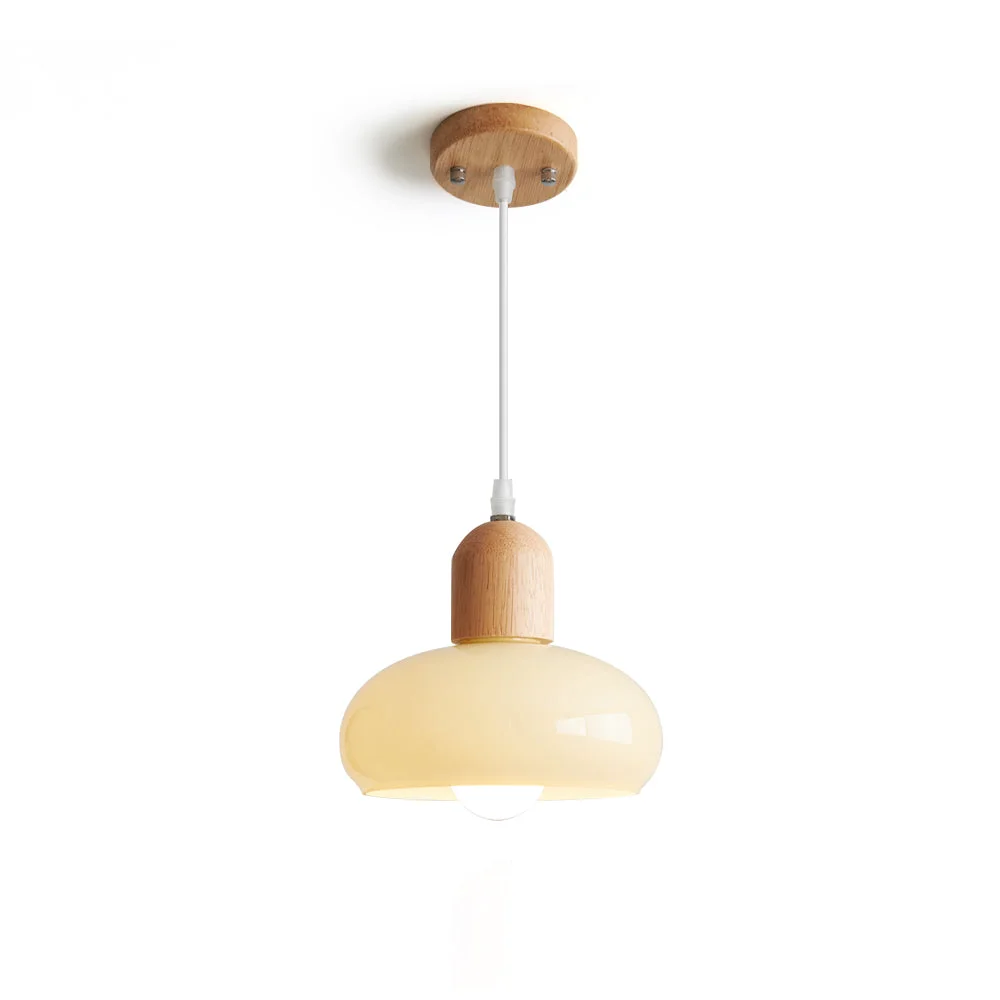 Outstanding Mellow Glass Pendant Lamp Crafted