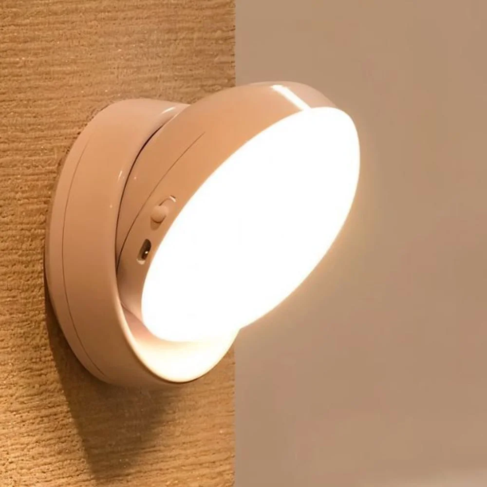Fine Mini Chargeable White LED Wall Light Eco-Friendly