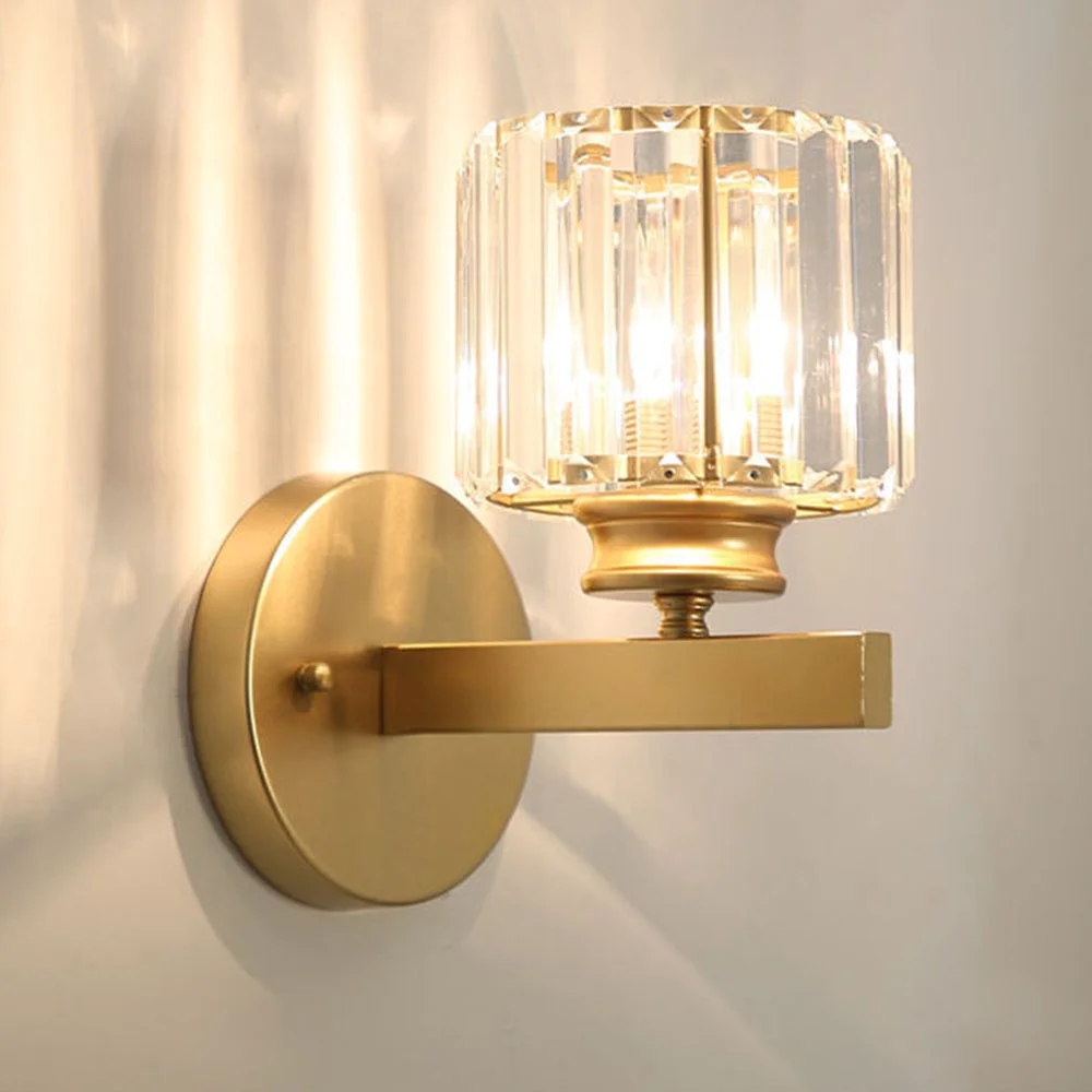 Reusable Modern Luxury Geometry Wall Sconce Safe