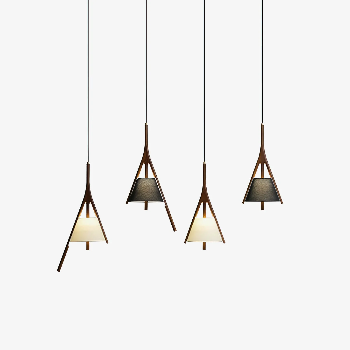 Next-Generation Nanzhi Wood Pendant Lamp Natural