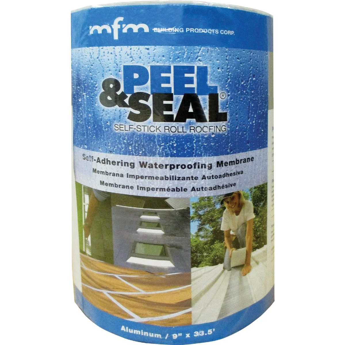 Luxury MFM Peel Seal 9 In. X 33.5 Ft. Aluminum Roofing Membrane Sustainable