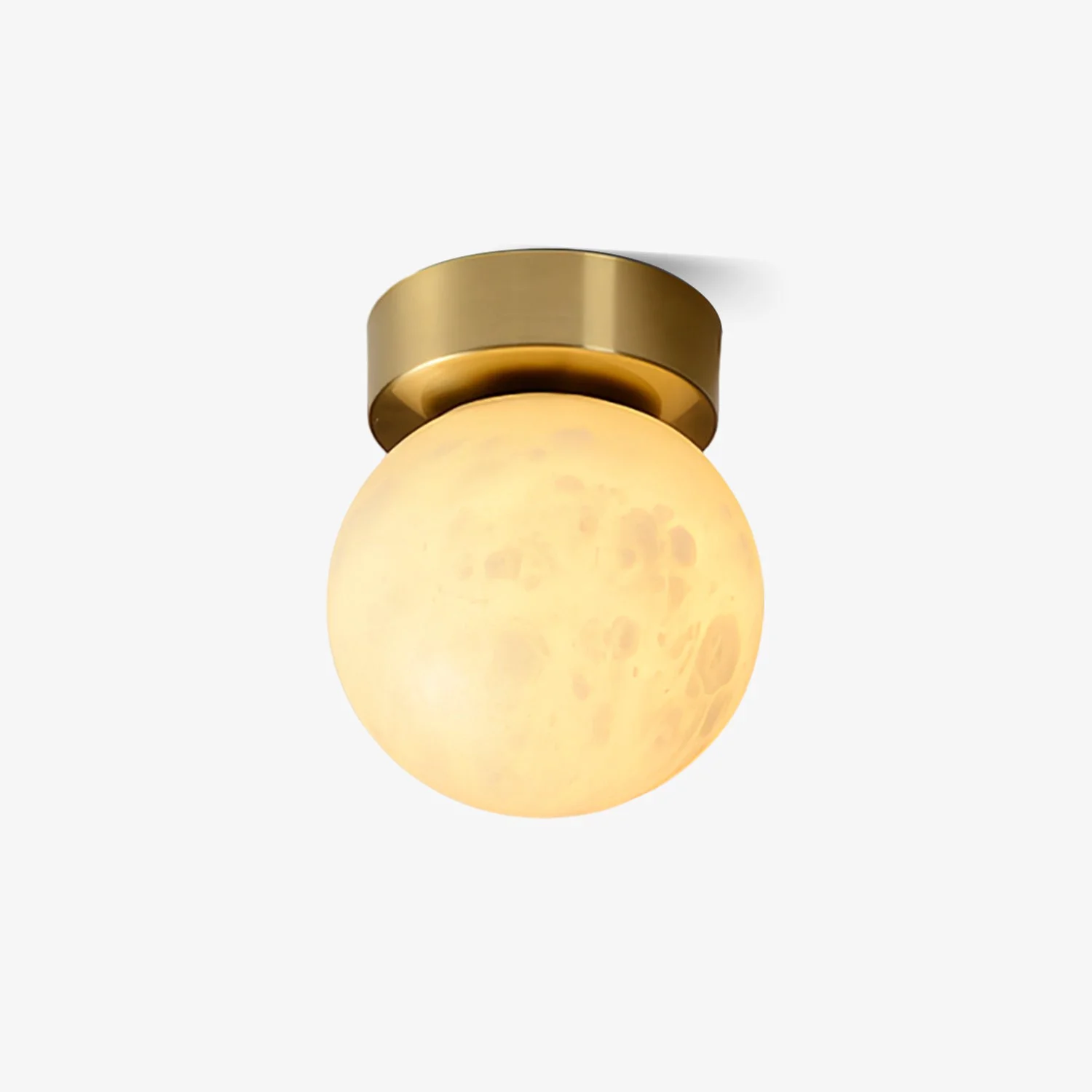 Certified Moon Alabaster Ceiling Light Fine