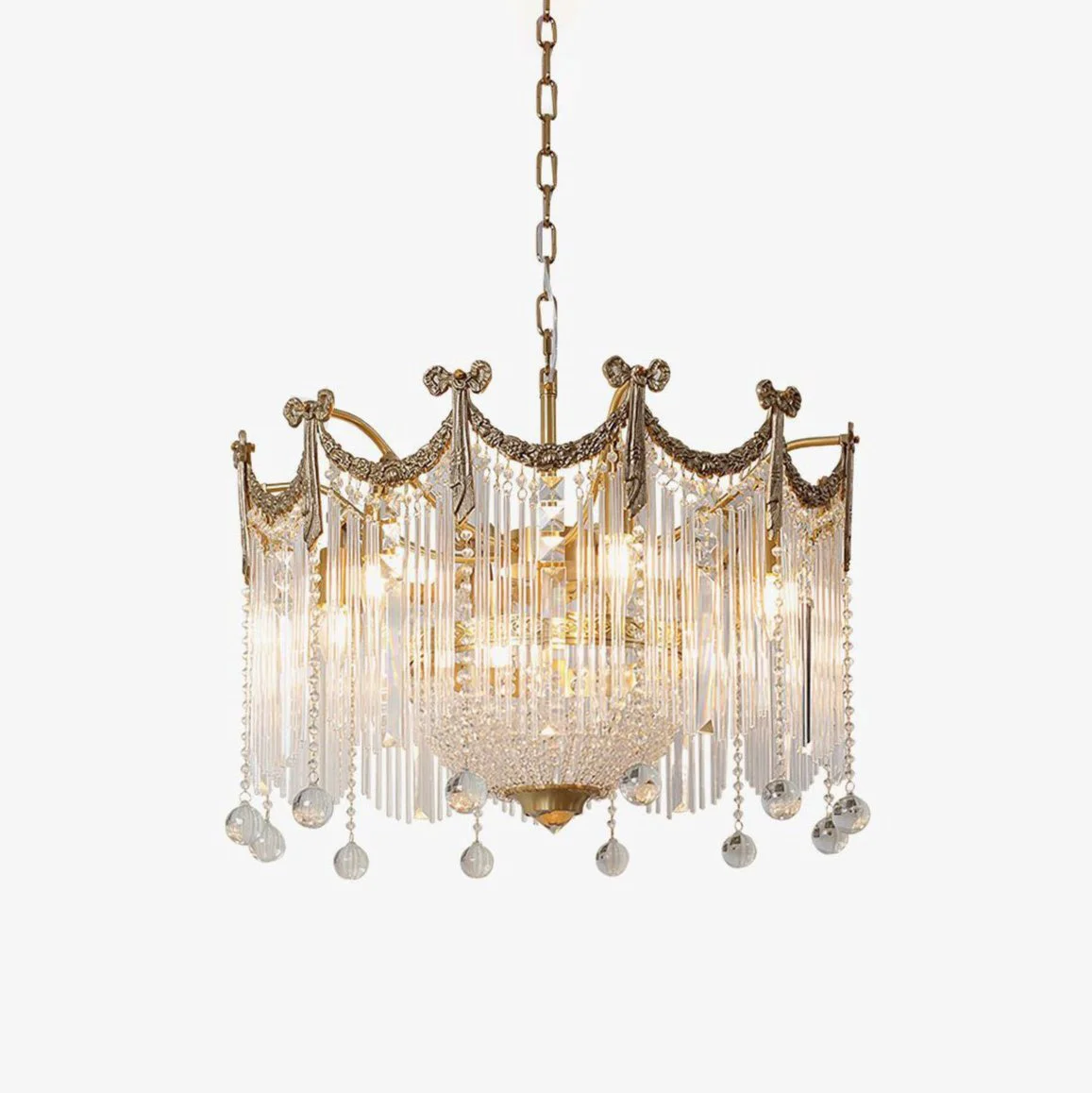 Relaxed Evangeline Crystal Chandelier Artisan
