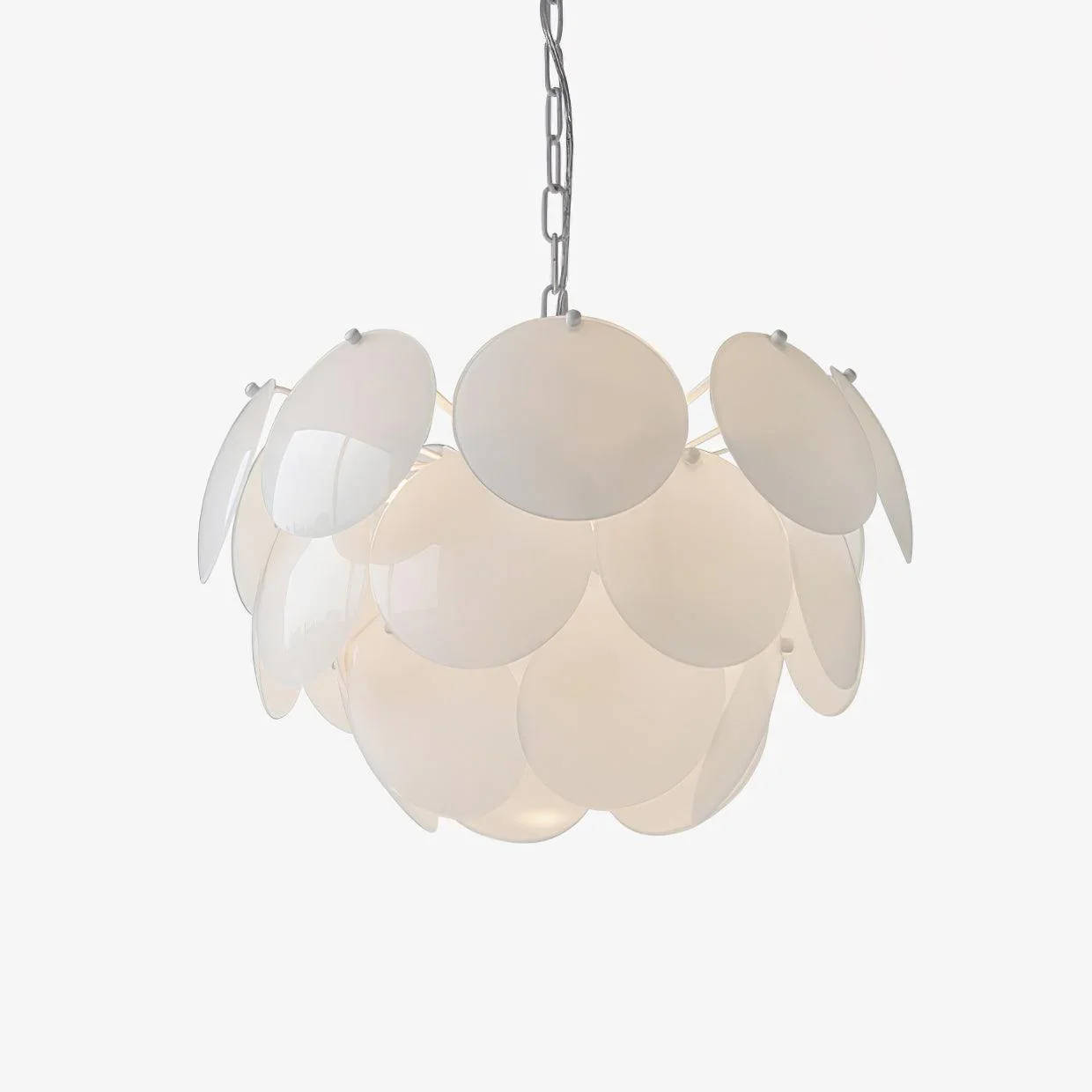 Comfortable Murano Glass Petal Chandelier Enhanced