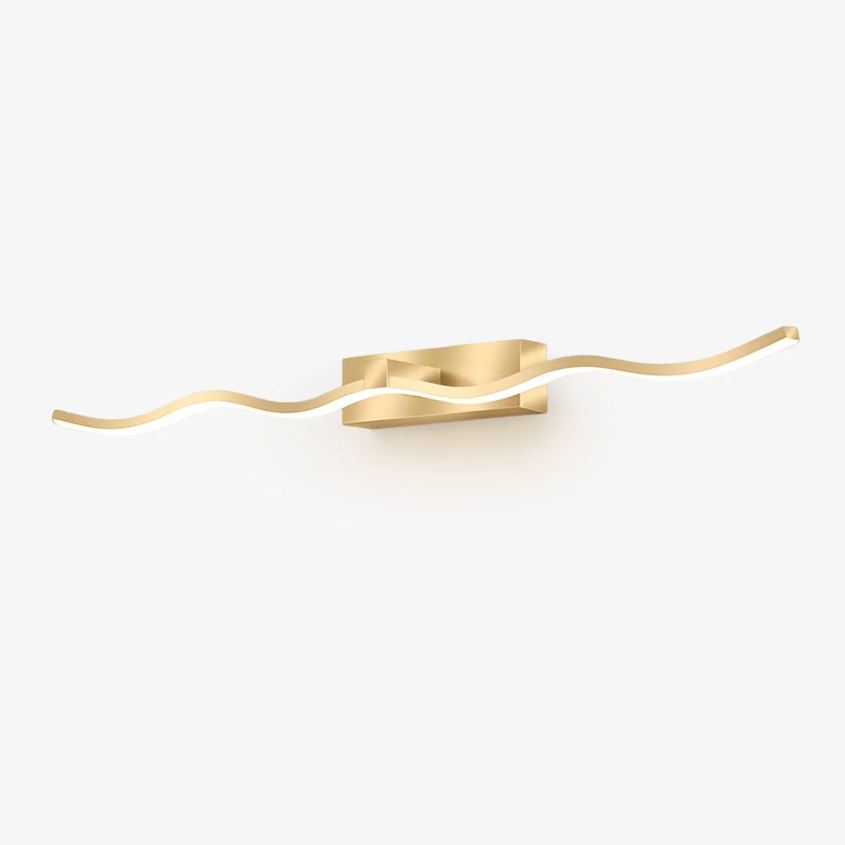 Comfortable Waveform Linear Wall Light Eco-Friendly