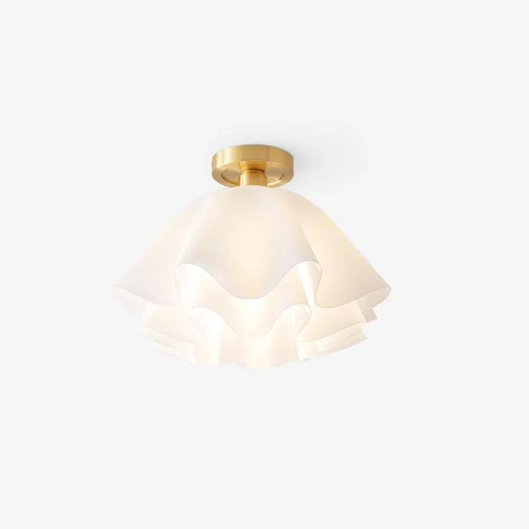 Specialty Vintage White Flower Ceiling Light Versatile