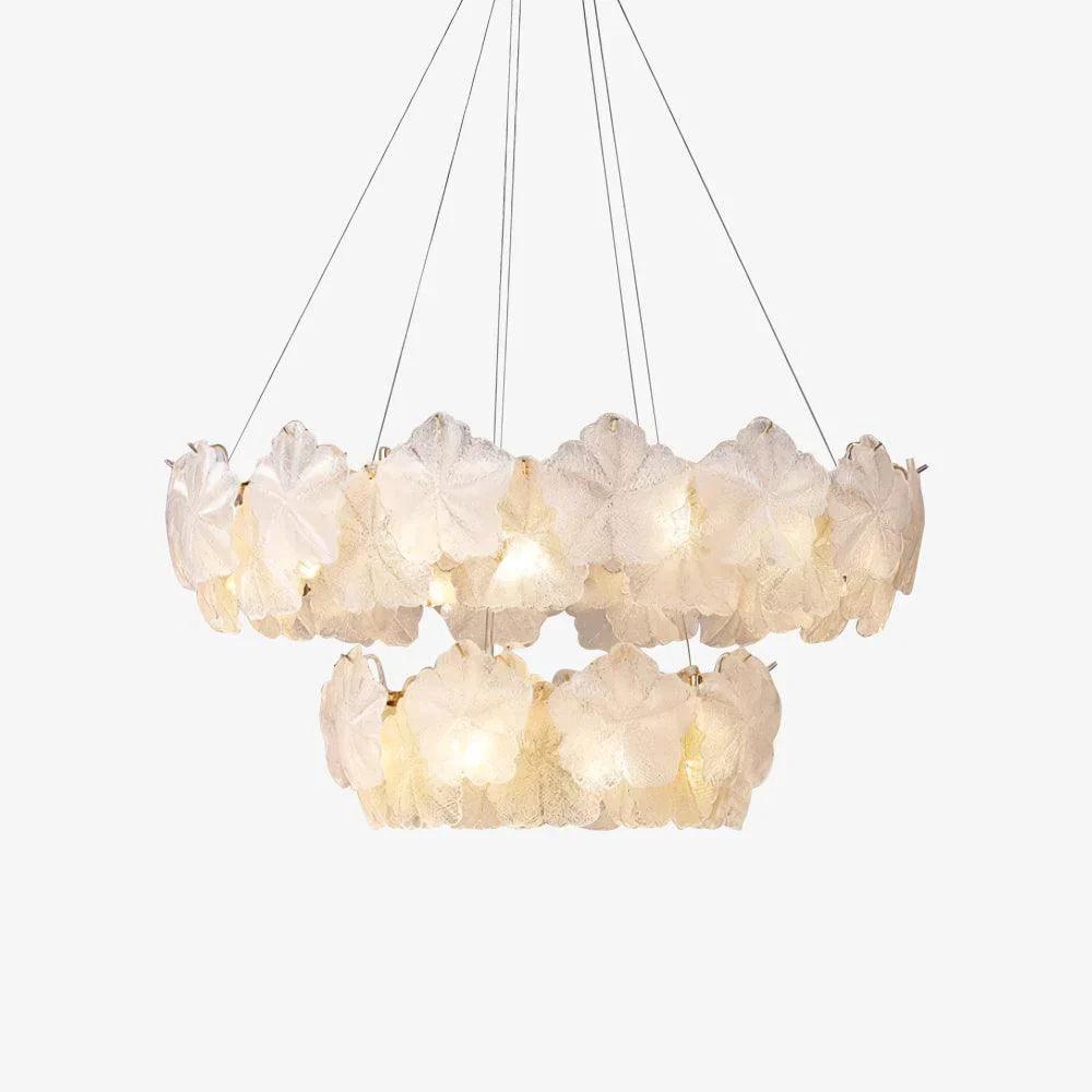 Carefully Designed Figura Flower Chandelier Verified