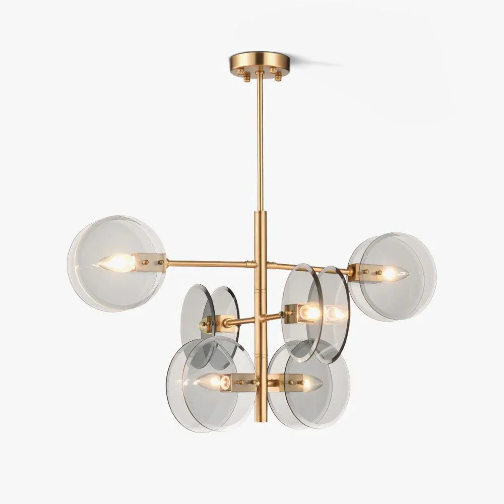 Recyclable Modern Uolfin Glass Chandelier Authentic