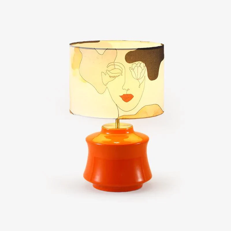 Enhanced Beauty People Table Lamp Environmentally Friendly