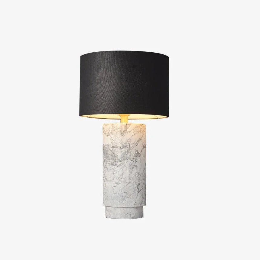 Artisan Floral Marble Desk Lamp Top-Quality
