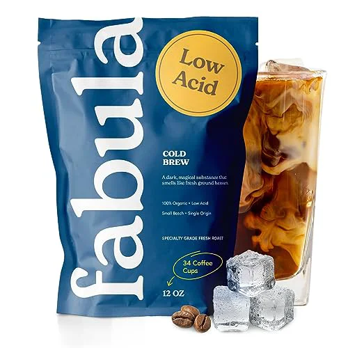 Unique Coffee Cold Brew Freshly Ground 12 Ounce Traditional