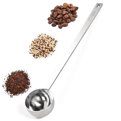 Recyclable Metal 8.5in Long Handle Coffee Scoop for Ground Coffee Trendy