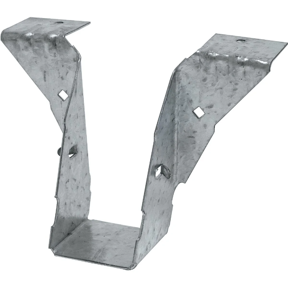 Fast Simpson Strong-Tie 3-3 8 In. 18 ga Galvanized Steel ZMax Post Frame Hanger Natural