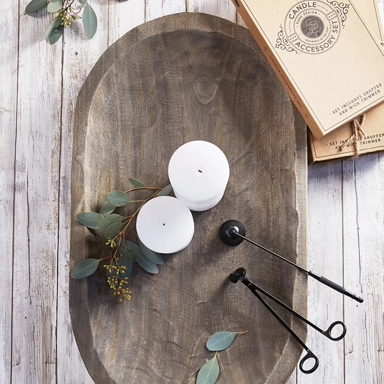 Long-Lasting Candle Accessory Set Book Box Healthy
