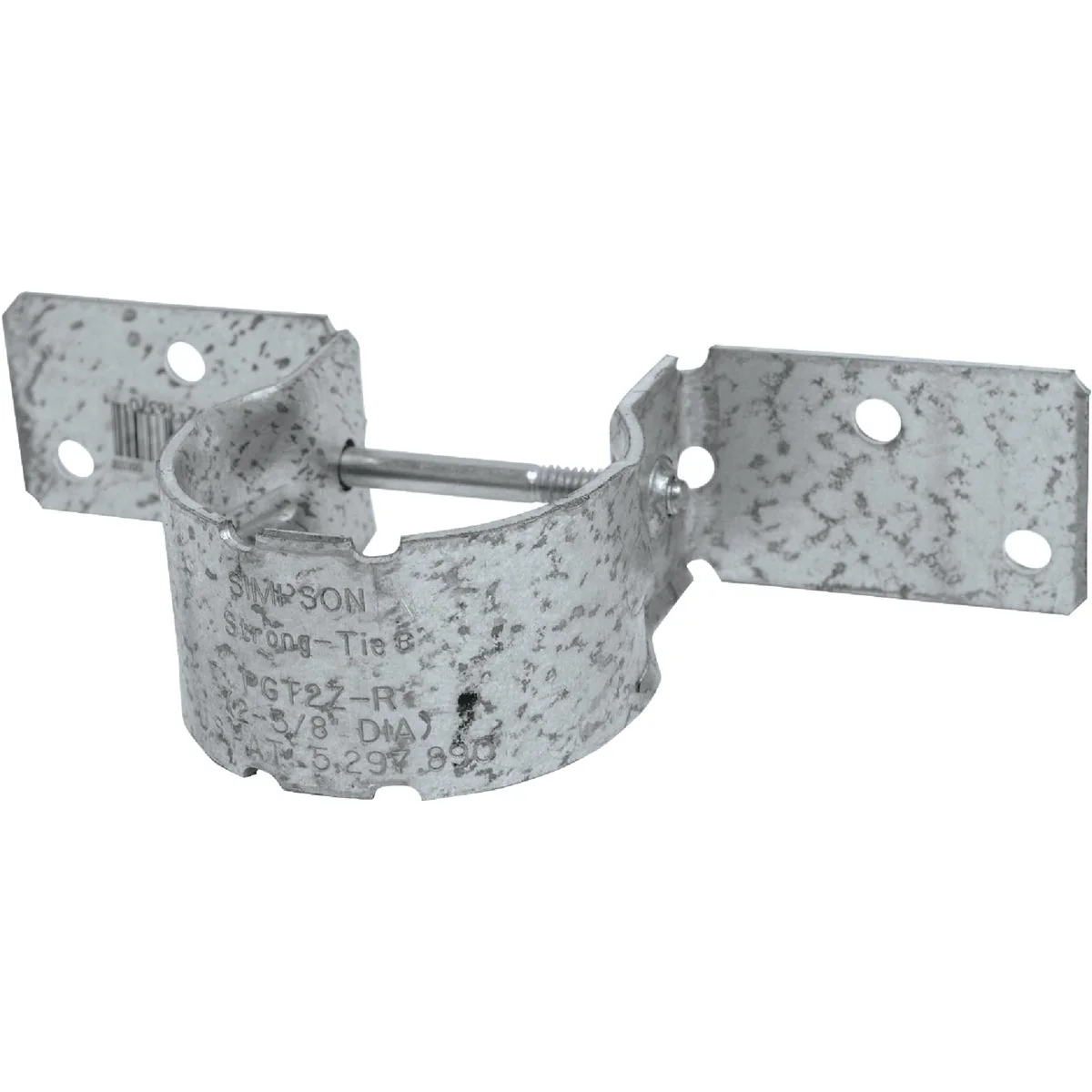 Long-Lasting Simpson Strong-Tie 2-3 8 In. O.D. 12 Ga. Standard Application Pipe Rail Tie Eco-Friendly