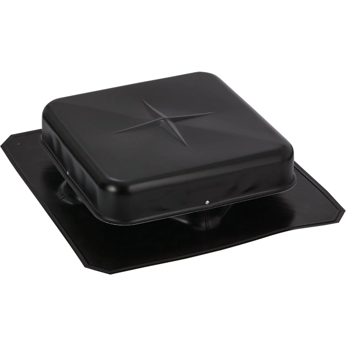 Excellent Airhawk 50 In. Black Aluminum Square Roof Vent Specialty