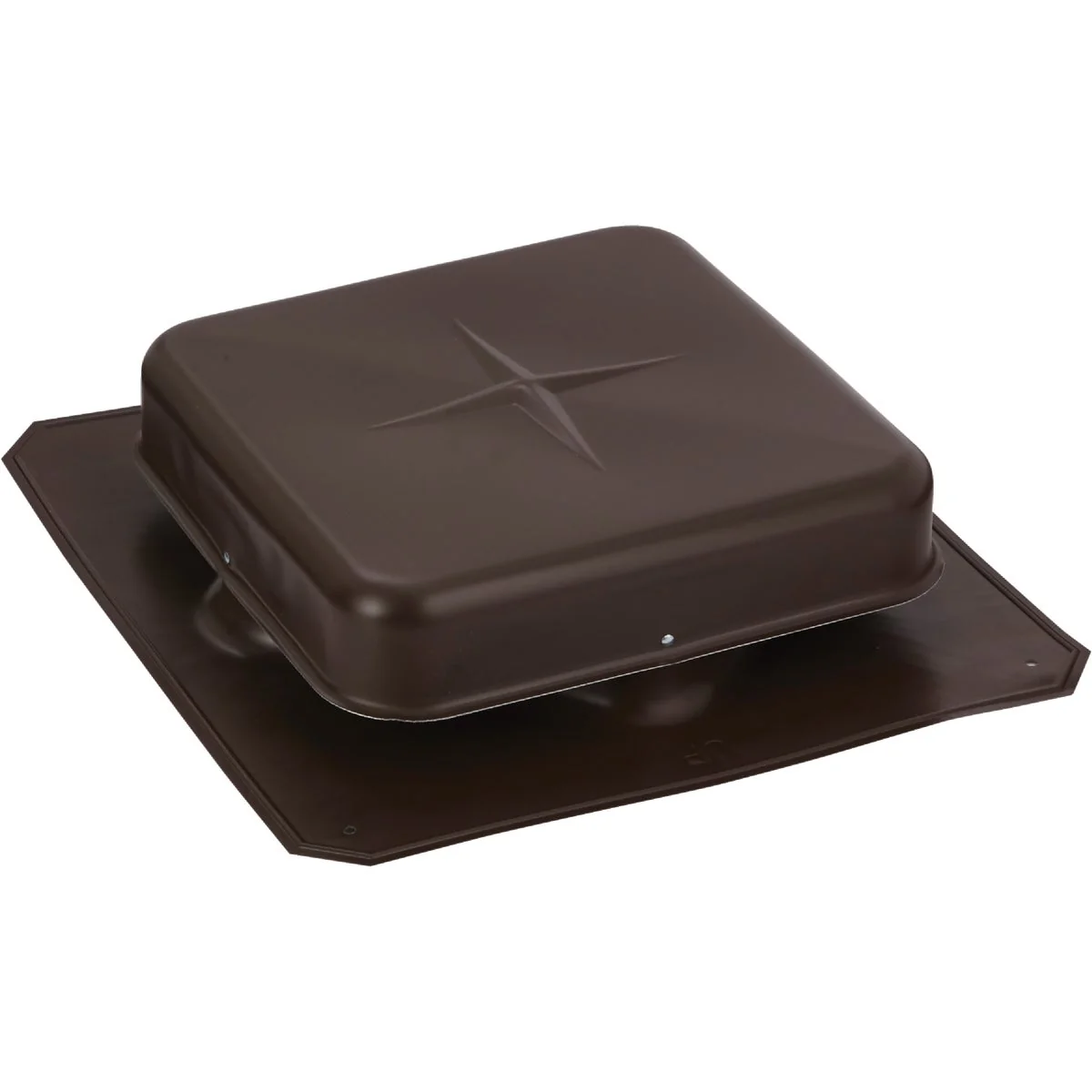 Versatile Airhawk 50 In. Brown Aluminum Square Roof Vent Safe