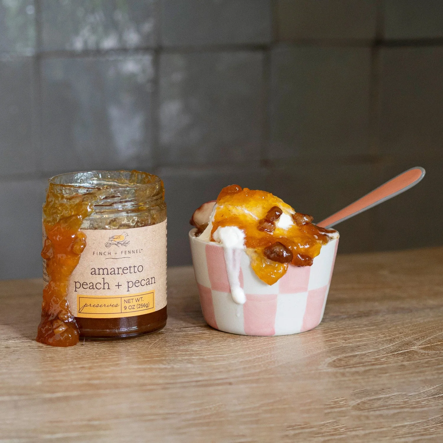 Superior Finch Fennel Amaretto Peach Pecan Preserves 9 oz Next-Generation