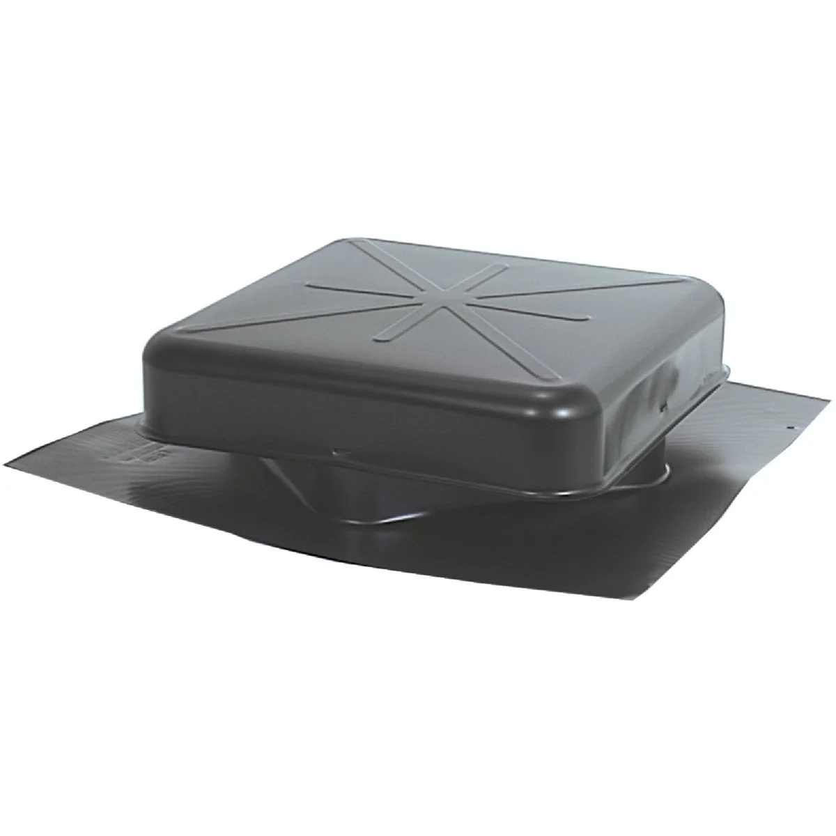 Solid Airhawk 50 In. Black Galvanized Steel Square Roof Vent Quality