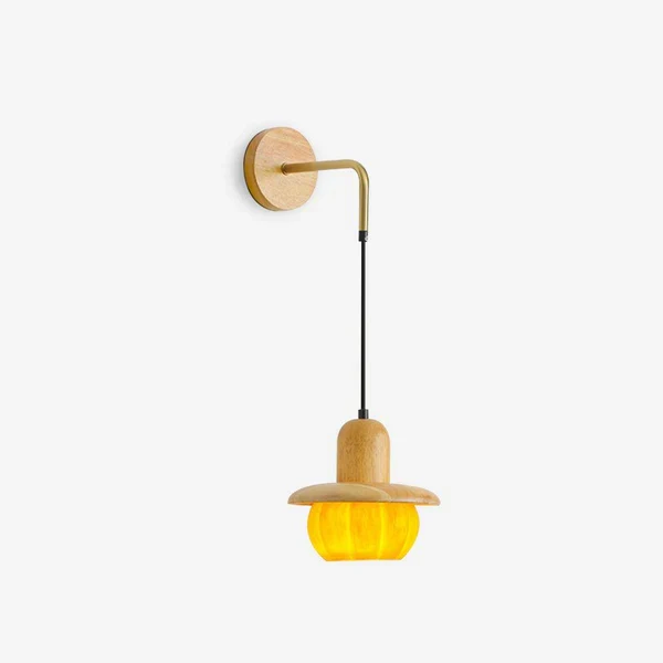 Consistent Venus Pumpkin Wall Lamp Comfortable