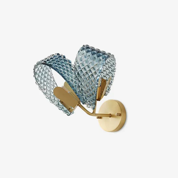 Clean Blue Ribbon Wall Lamp Quality