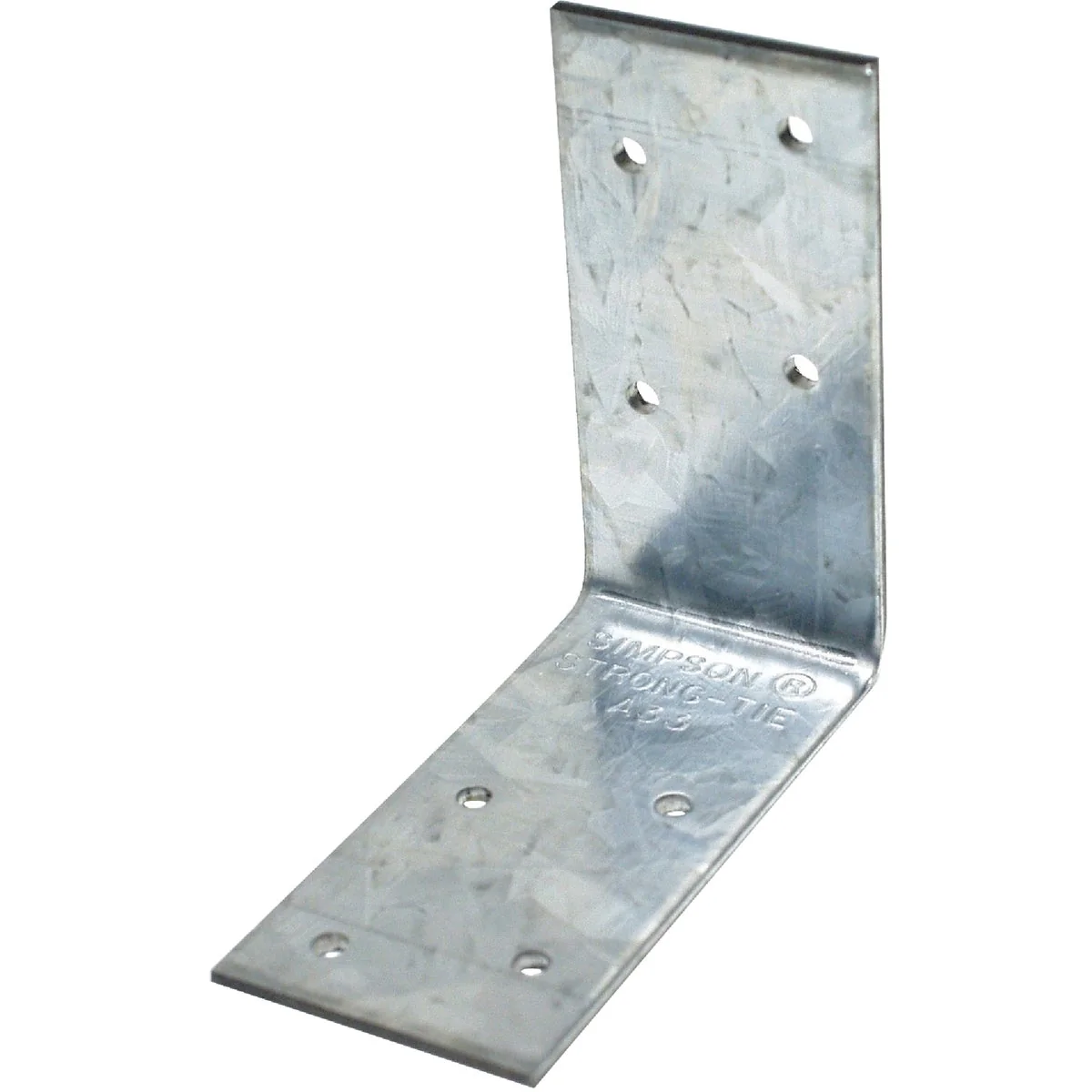 Official Simpson Strong-Tie 3 In. x 3 In. x 1-1 2 In. Galvanized Steel 12 ga Reinforcing Angle High-End