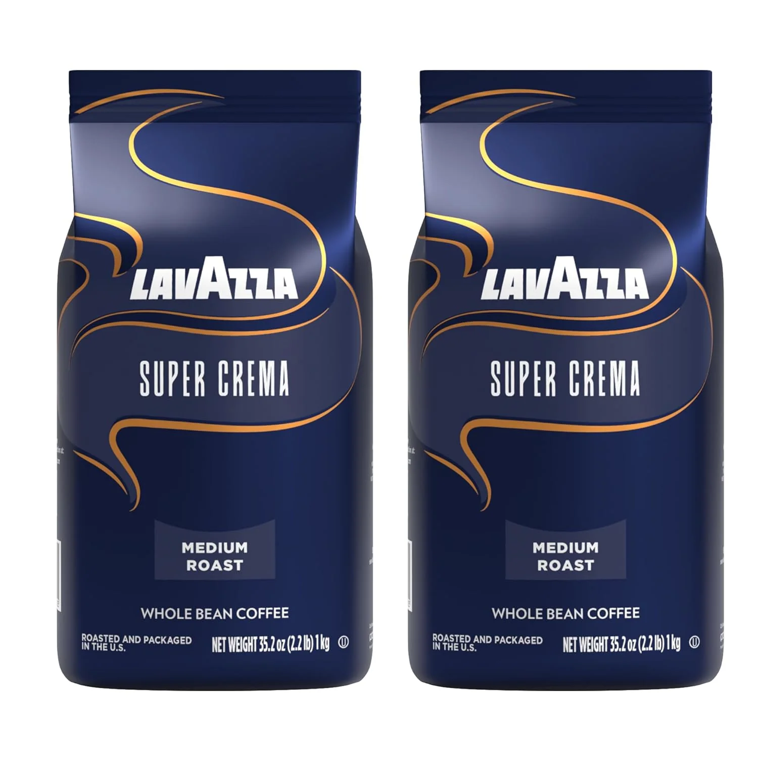 Comfortable Lavazza Super Crema Whole Bean Coffee Medium Espresso Roast Arabica and Robusta Blend 2.2 lb Bag Pack of 2 Effective