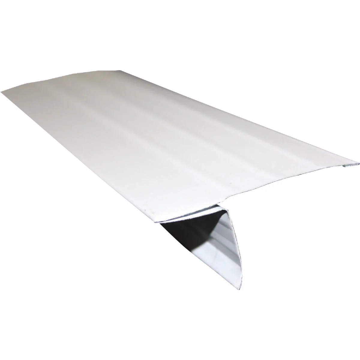 Green Klauer D5 Galvanized Steel Roof Edge Flashing with Hems White Advanced