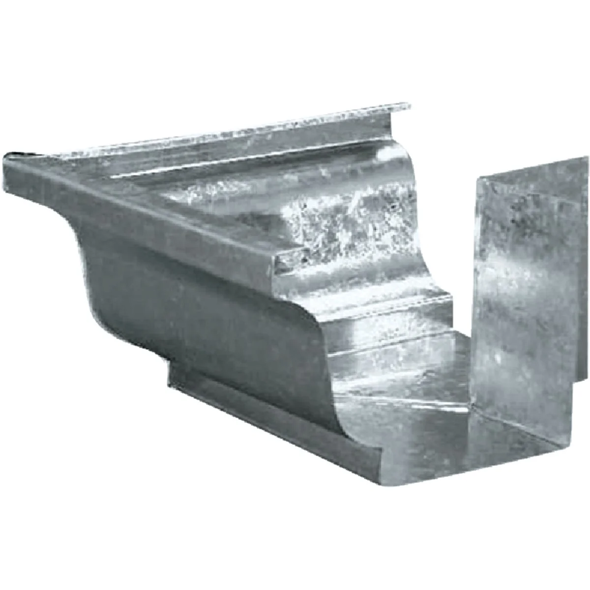 Versatile Amerimax 5 In. Galvanized Mitre Gutter Outside Corner Efficient