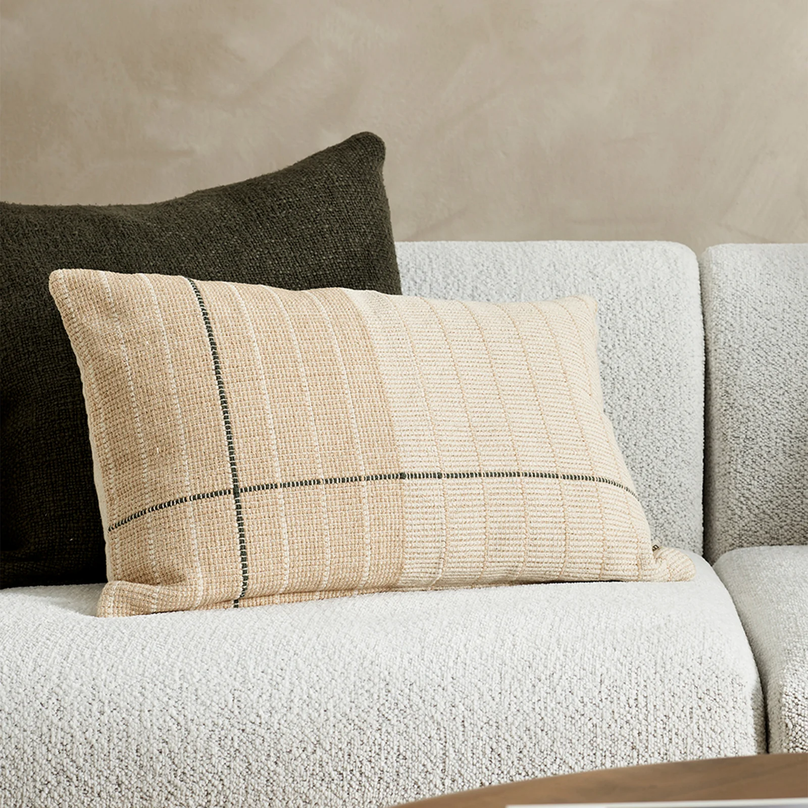 Crafted Takumi Lumbar Cushion Camel 40 x 60cm Original Design