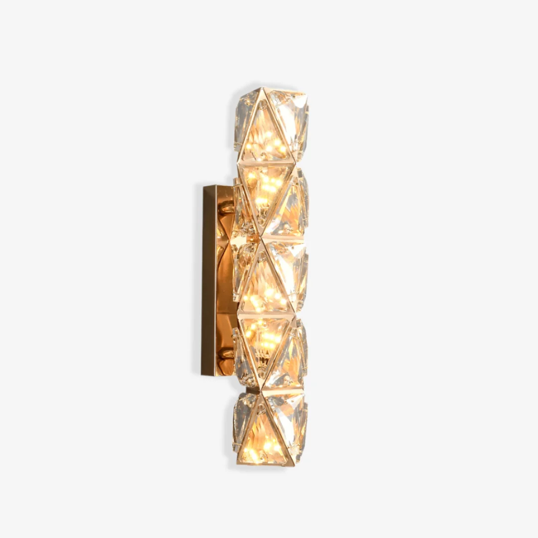 Recyclable Prismatic Crystal Wall Lamp User-Friendly