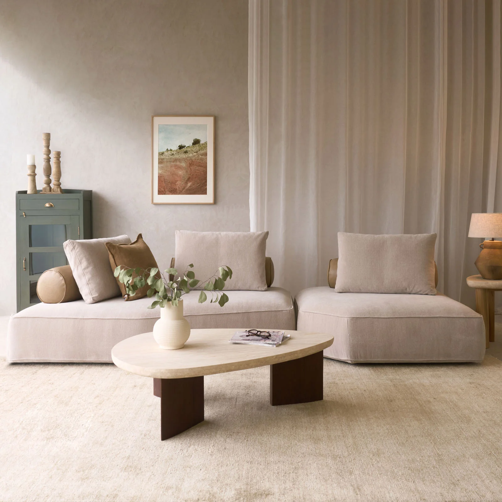 Consistent Causeway Modular Sofa Dunes Arena 316cm Soft