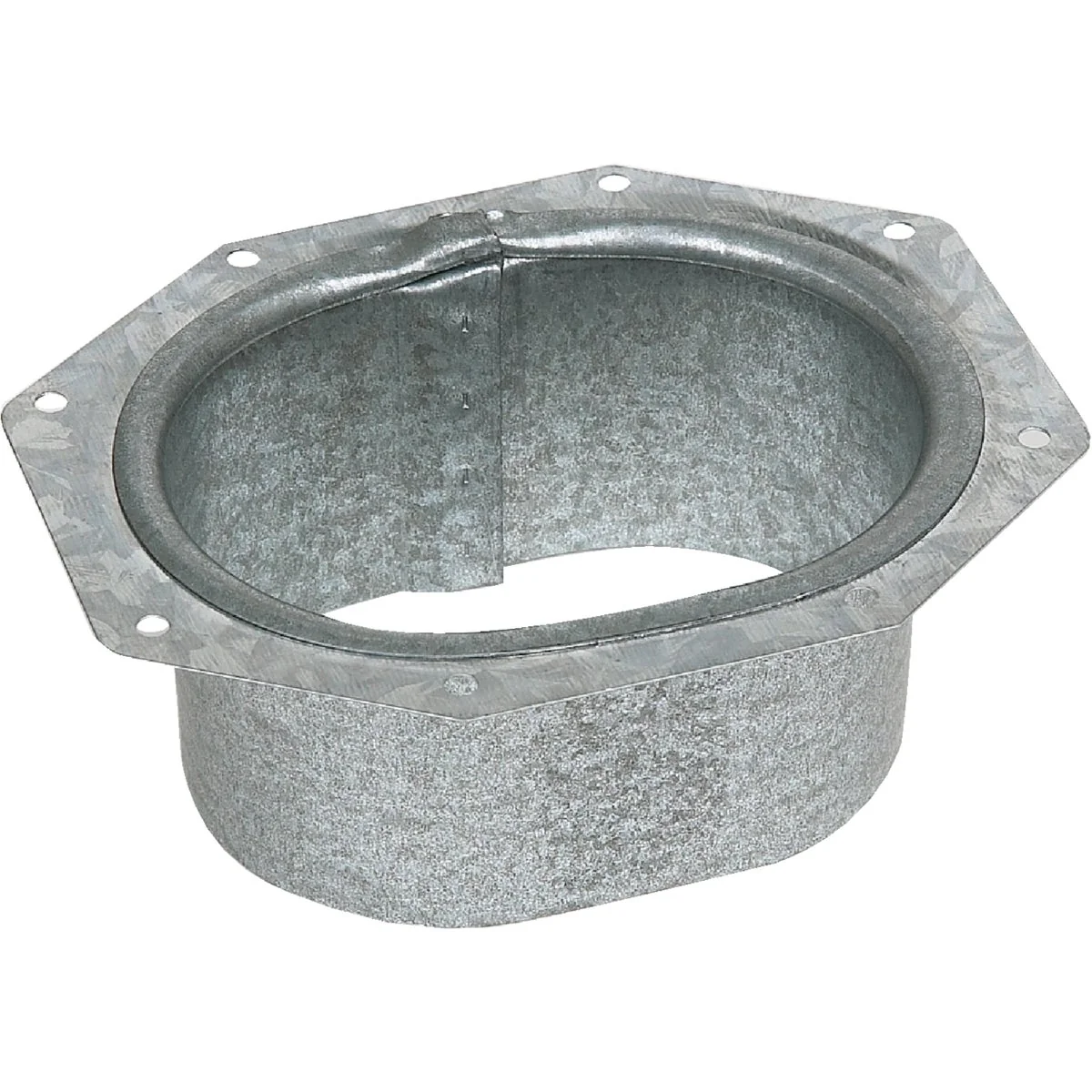 Genuine Amerimax 2 In. x 3 In. Galvanized K Style Downspout C-Outlet Flexible