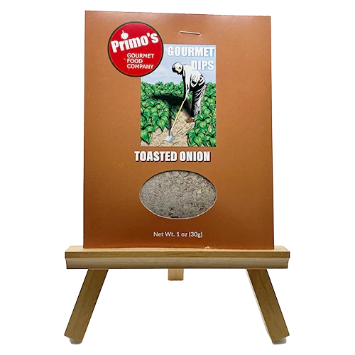 Innovative Primo’s Gourmet Toasted Onion Dip Enhanced