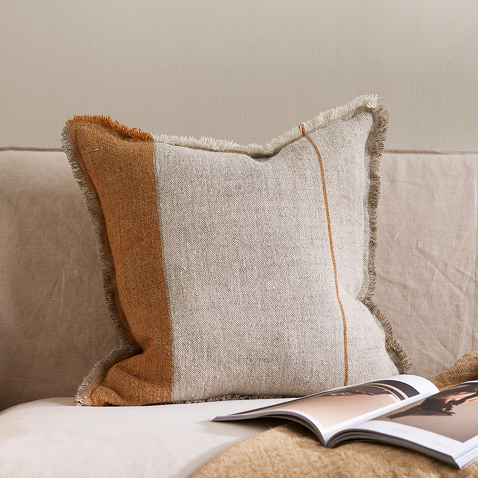 Casual Frankton Cushion Spice 50 x 50cm Advanced