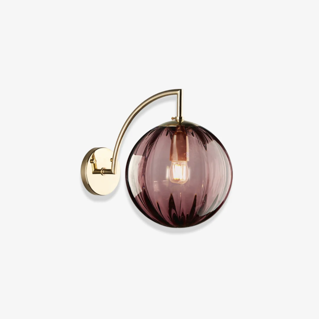 Reusable Nordic Glass Bulb Wall Lamp Functional