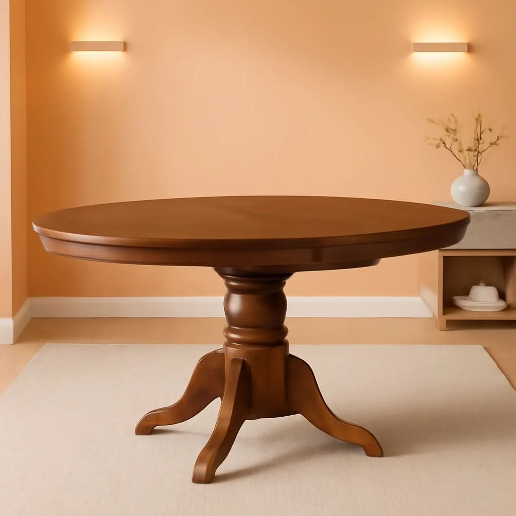 High-End Oval Dining Table 42×60 Inch Butterfly Leaf Finish Next-Generation